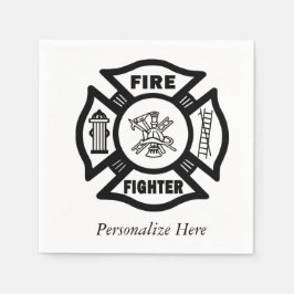 Feuerwehrmann Serviette
