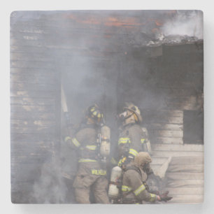 Feuerwehrmann Steinuntersetzer