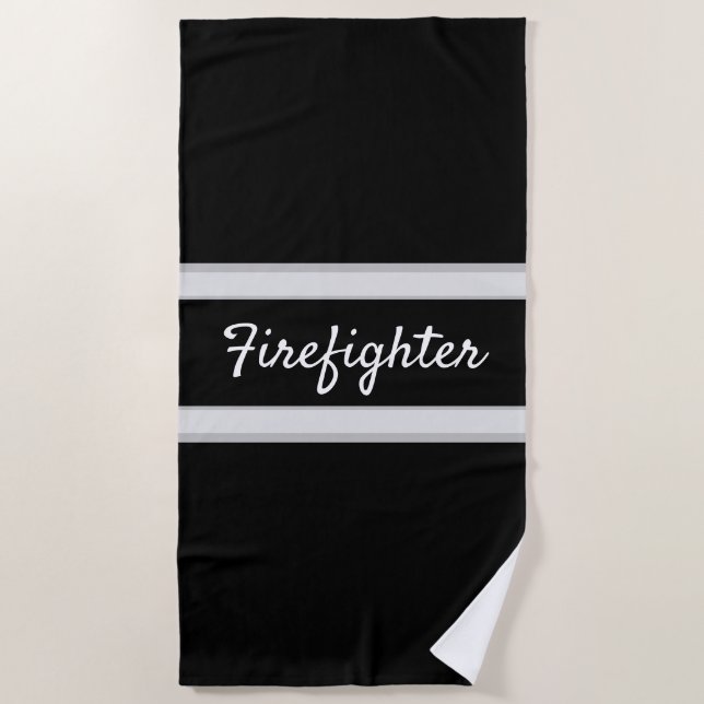 Feuerwehrmann    strandtuch (Vorderseite)
