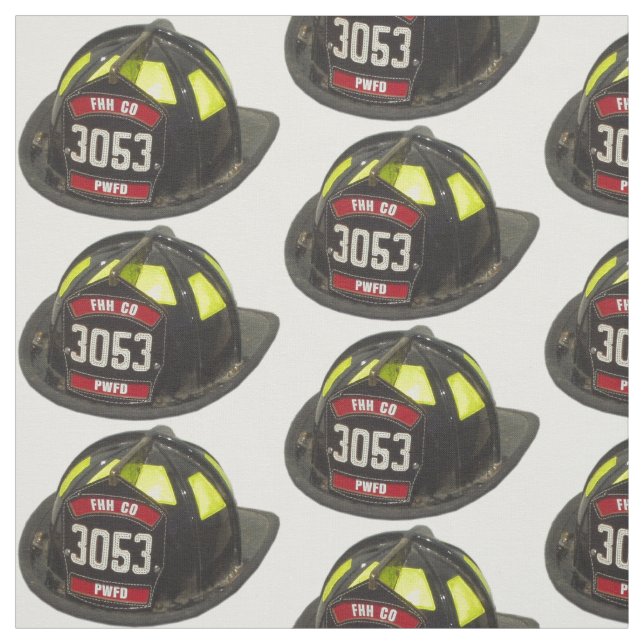 Feuerwehrmann-Sturzhelm Stoff (Muster)