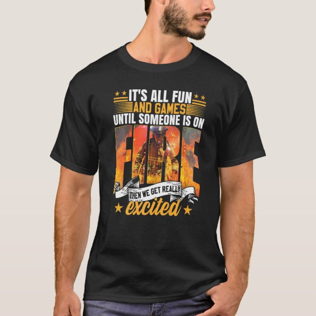 Feuerwehrmann T-Shirt (Vorderseite)