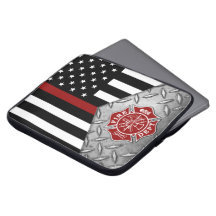 Feuerwehrmann Thin Red Line Malta Cross Laptop Bag