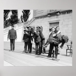 Feuerwehrmann Training, 1923 Poster