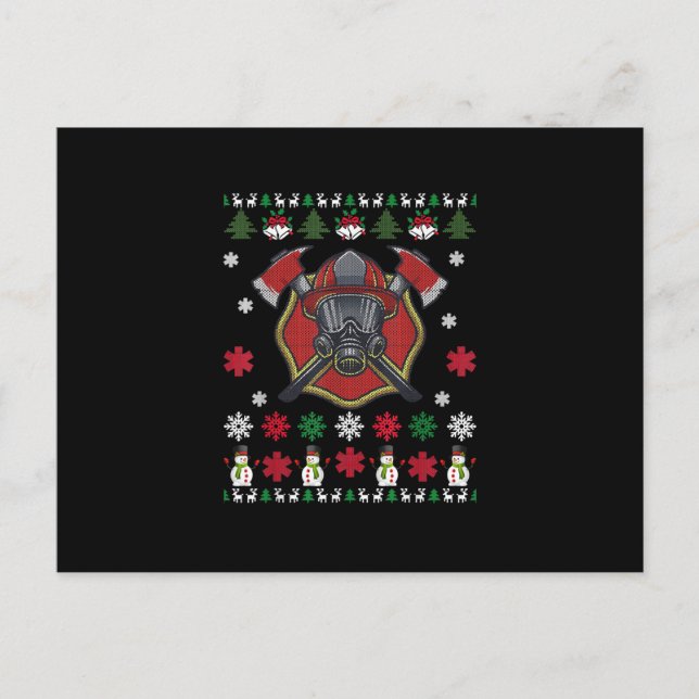 Feuerwehrmann Weihnachten Niedliche Lover Geschenk (Vorderseite)