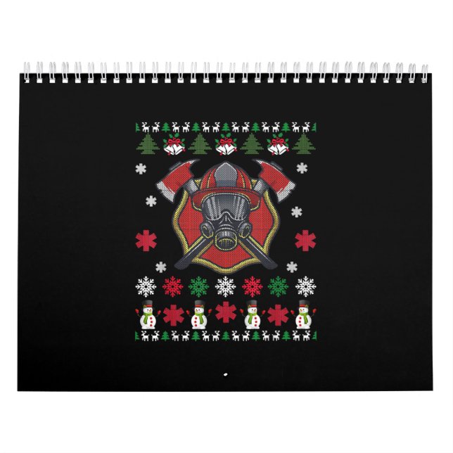 Feuerwehrmann Weihnachten Niedliche Lover Geschenk Kalender (Titelbild)