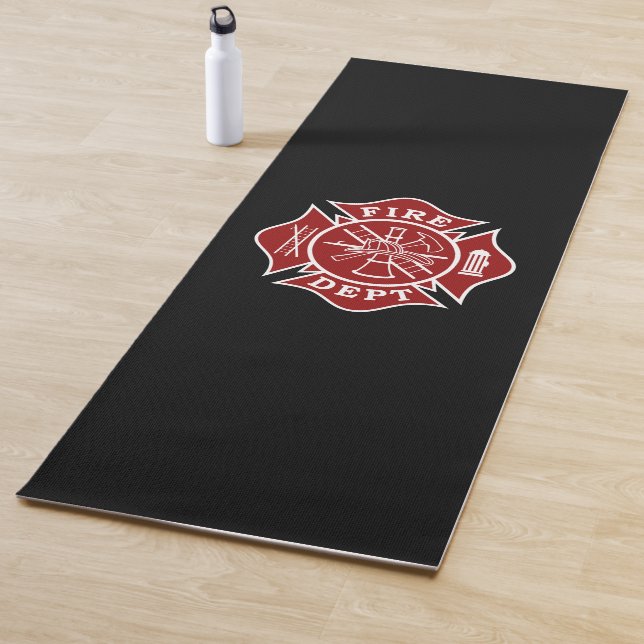Feuerwehrmann-Yoga-Matte Yogamatte (Beispiel)