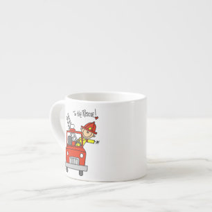 Feuerwehrmann zur Rettung T-Shirts und Geschenke Espressotasse
