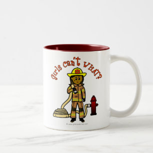 Feuerwehrmann Zweifarbige Tasse