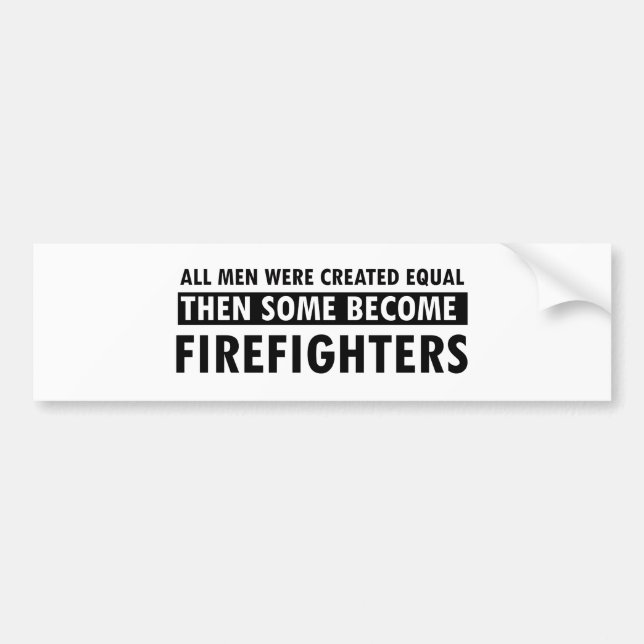 Feuerwehrmannentwürfe Autoaufkleber (Vorne)