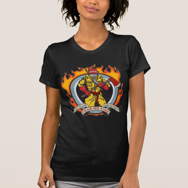 Feuerwehrmänner befürchten kein Feuer T-Shirt (Vorderseite)