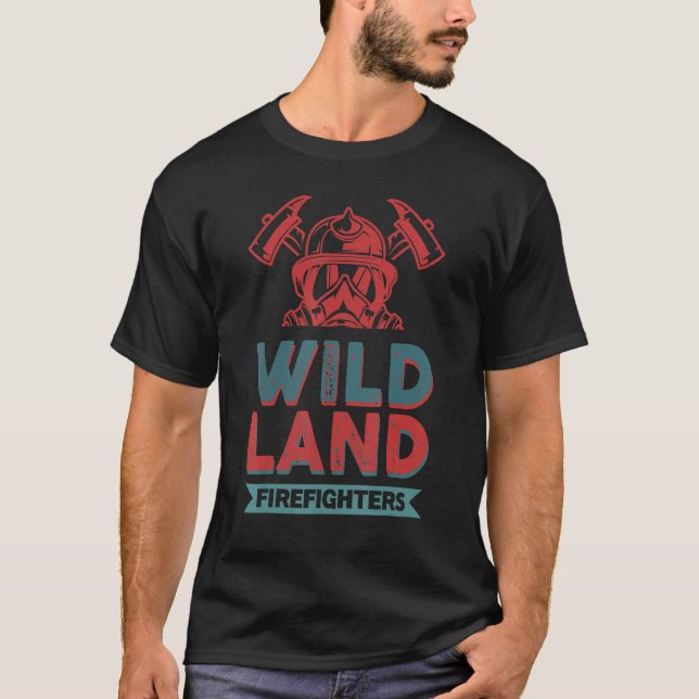 Feuerwehrmänner in Wildland Feuerwehrfrau T-Shirt (Vorderseite)