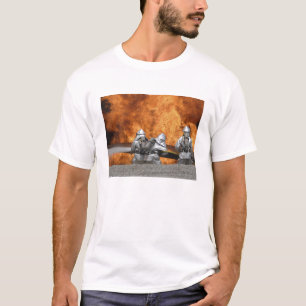 Feuerwehrmänner neutralisieren ein Feuer T-Shirt
