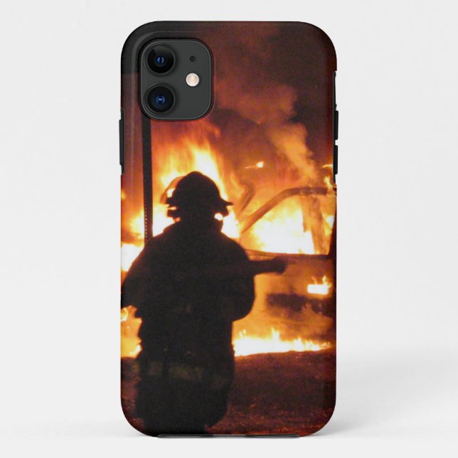 FeuerwehrmannHandline Case-Mate iPhone Hülle (Rückseite)