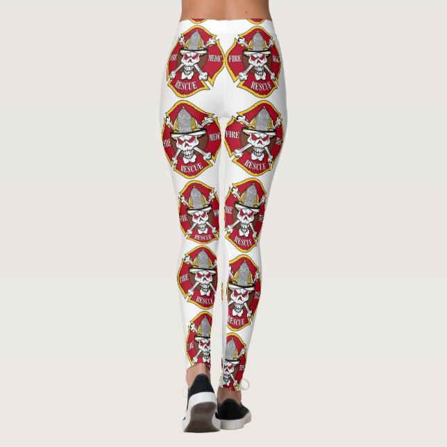 Feuerwehrmedizin Maltas Leggings (Rückseite)
