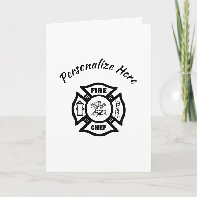 Feuerwehrmeister Karte (Vorderseite)