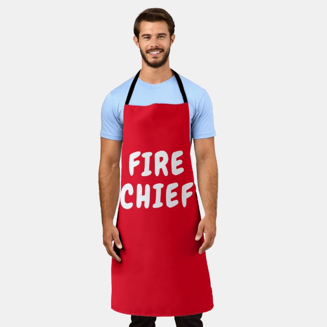 Feuerwehrmeister Schürze (Getragen)