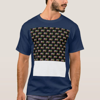 Feuerwehrmuster von Dino Fire Truck T-Shirt