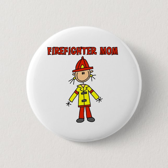 Feuerwehrmutter Button (Vorderseite)