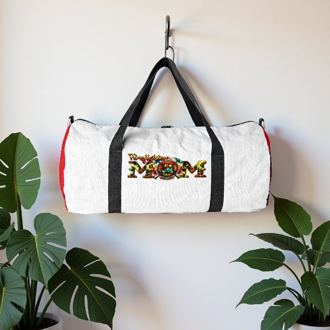 Feuerwehrmutter Sonnenblumen Herzlicher Tribut Duffle Bag (Von Creator hochgeladen)