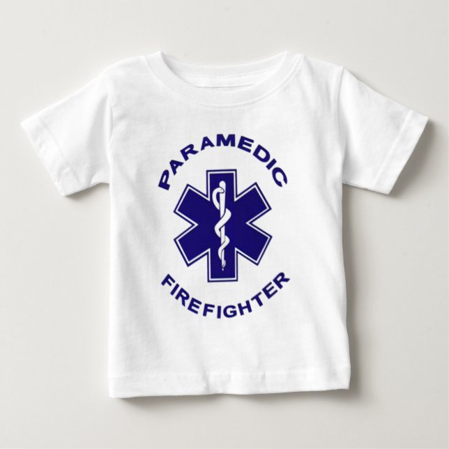 Feuerwehrparamedizin Baby T-shirt (Vorderseite)