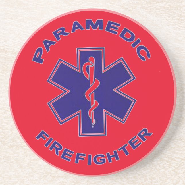 Feuerwehrparamedizin Untersetzer (Vorne)