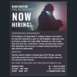 Feuerwehrportrait, Feuerwehrrekrutierung Flyer<br><div class="desc">Firefighter Portrait,  Firefighter Rekrutierung Flyer durch den Business Card Store.</div>