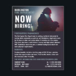 Feuerwehrportrait, Feuerwehrrekrutierung Flyer<br><div class="desc">Firefighter Portrait,  Firefighter Rekrutierung Flyer durch den Business Card Store.</div>