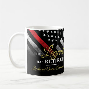 Feuerwehrruhestandsabteilung Feuerwehrmann Kaffeetasse