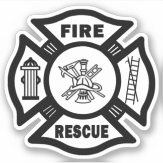 Feuerwehrrutsche Aufkleber