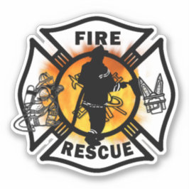 Feuerwehrrutsche Aufkleber