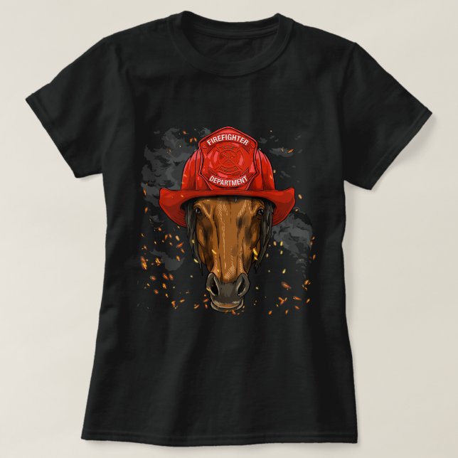 Feuerwehrschieberabteilung Feuerwehrschiff Feuerwe T-Shirt (Design vorne)