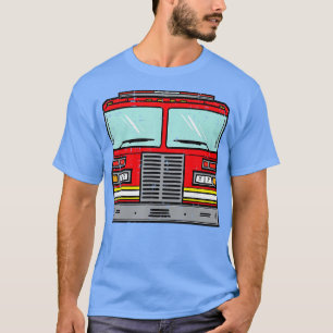 Feuerwehrschiff Kampfflugzeug Halloween Feuerwehrm T-Shirt