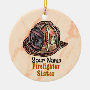 Feuerwehrschiff-Schwester Feuerwehrleute Zierschmu Keramik Ornament