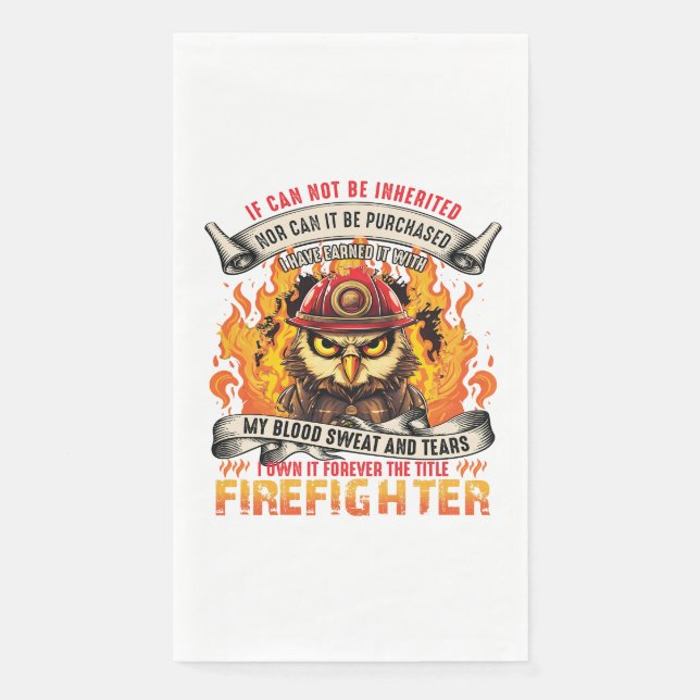 Feuerwehrschiff Serviette (Vorderseite)