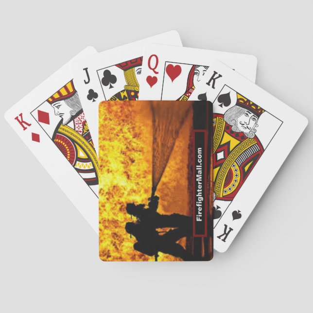 Feuerwehrspielkarten Spielkarten (Rückseite)