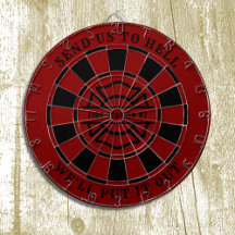 Feuerwehrstation Fireman Dartboard and Dartboard