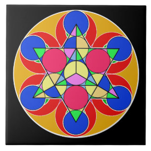 Feuerwehrstern Fliese