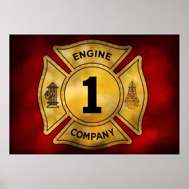 Feuerwehrunternehmen - Motor 1 Poster (Vorne)