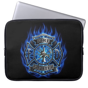 Feuerwehrverkleidung Notebook-Tasche mit Blauer Fl Laptopschutzhülle