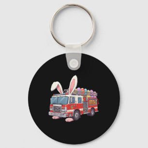 Feuerwehrwagen Bunny Osterfest Feuerwehrboote Schlüsselanhänger