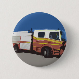 Feuerwehrwagen Button