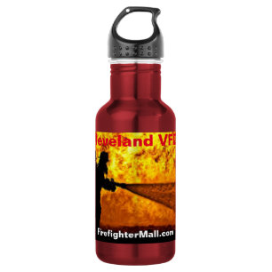 Feuerwehrwasserflasche, rostfreier Stahl Edelstahlflasche
