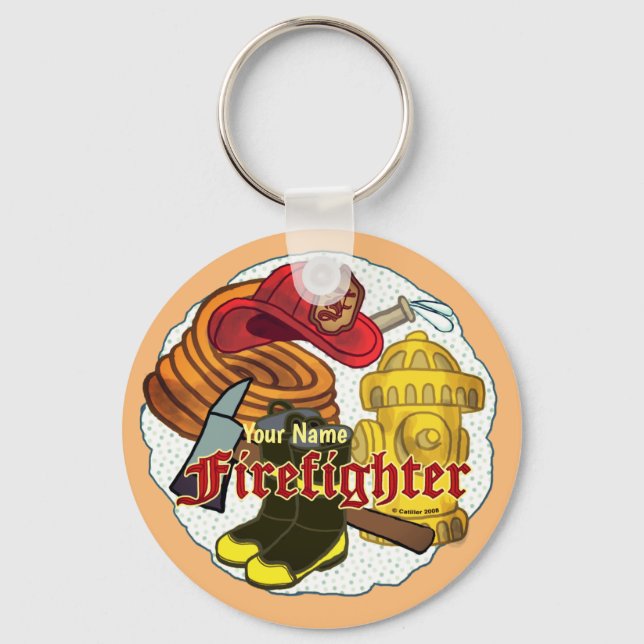 Feuerwehrwerkzeuge Schlüsselanhänger (Vorderseite)