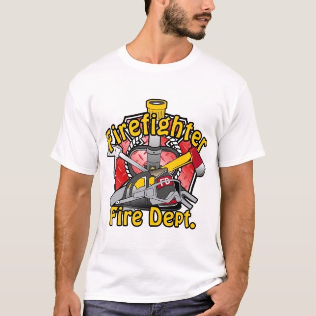 Feuerwehrwerkzeuge T-Shirt (Vorderseite)