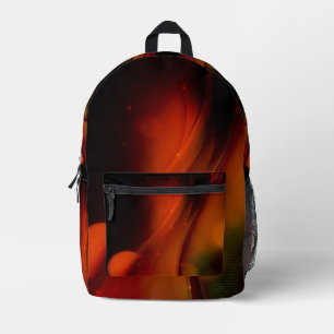 Feuerwelle Bedruckter Rucksack