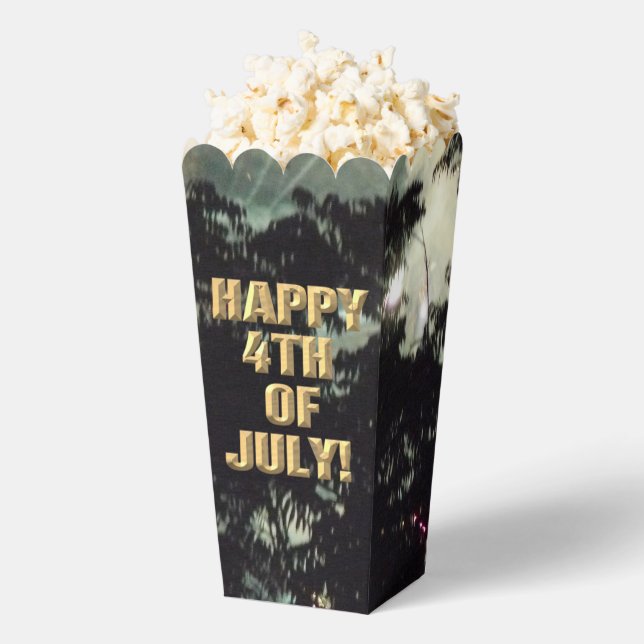 Feuerwerk 13 4. Juli Popcorn Boxen Geschenkschachtel (Geplatzt)