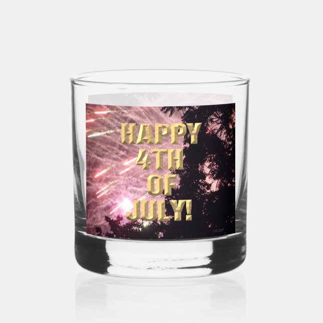 Feuerwerk 18 4. Juli Felsen Glas (Vorderseite)