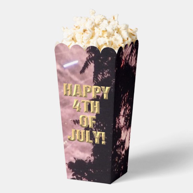 Feuerwerk 18 4. Juli Popcorn Boxen Geschenkschachtel (Geplatzt)