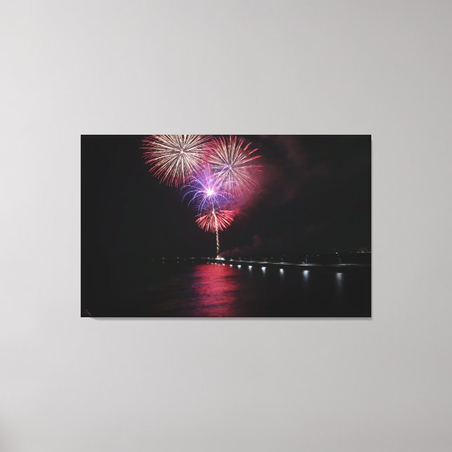 Feuerwerk 3 - Lass Freiheitsring! Leinwanddruck (Vorderseite)