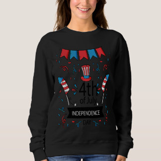 Feuerwerk 4. Juli Sweatshirt